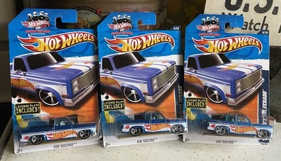 Hot Wheels '83 Chevy Silverado номерной знак в комплекте VROOM, СМ. YAA!, СЛИШКОМ БЫСТРО - Изображение 1 из 4