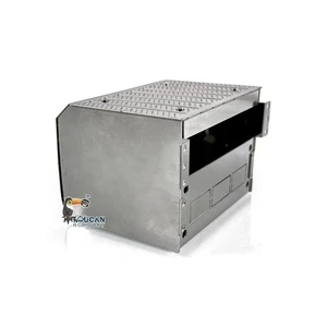 Degree Metal Tool Box For TAMIYA 1/14 RC Tractor Truck 56348 56357 56352 Parts - Picture 1 of 6