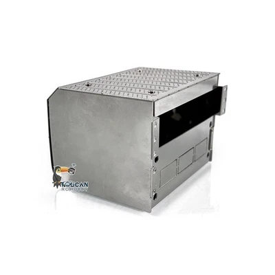 Degree Metal Tool Box For TAMIYA 1/14 RC Tractor Truck 56348 56357 56352 Parts - Image 1 of 4