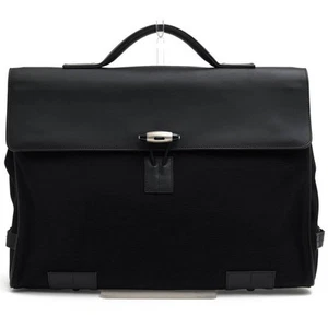 Original Montblanc Nightflight Double Gusset Aktentasche Businesstasche in Schwarz - Bild 1 von 9