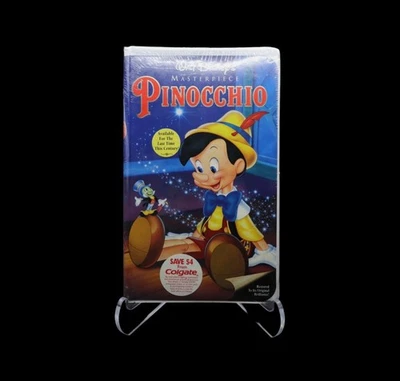 Walt Disney’s Masterpiece Sealed VHS - Pinocchio Foto 1 de 4