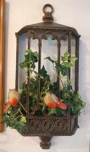 Coppercraft Guild Plastic Wall Hanging Gazebo W/Removable Vine Bush & Bird Picks - Picture 1 of 16