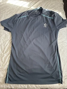 Gym King mens Large navy training t shirt good condition - Picture 1 of 1