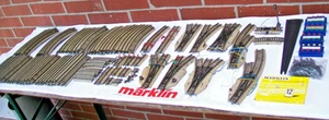 Colección Märklin vía H0 vías metálicas 100 piezas - vías usadas decentes - Imagen 1 de 14