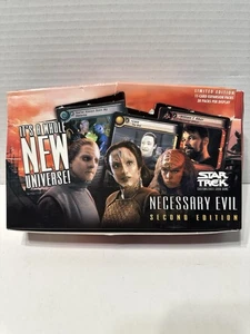 Star Trek 2E CCG Necessary Evil casi como nuevo 234 cartas con duplicados - Imagen 1 de 3