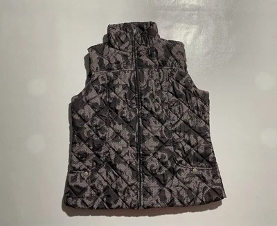 GOOD- Size L Womens Jane Ashley Zip Front Puffer Vest Polyester Black - Image 1 of 4