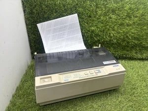 Epson LQ-300 A4 Mono 24 Pin Dot Matrix Printer Tested Working Vintage Retro #6C - Picture 1 of 10