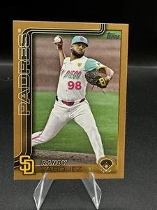 Randy Vasquez 2025 Topps Series 2 Gold Border /2025 #456 Padres - Picture 1 of 3