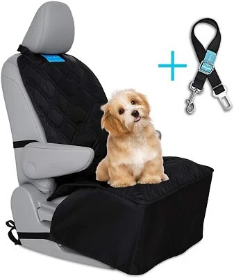 Dog Car Front Seat Cover Luxury Stylish Heavy Duty Washable Cars Suv + SeatBelt - Image 1 of 4