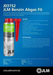 250 ml JLM Benzin Abgas Fit reinigt Katalysator Lambdasonde Vergaser Sytem - Bild 1 von 2