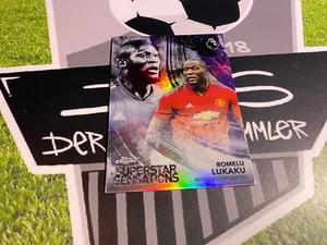 Topps Chrome Premier League 2019 - Lukaku Superstar Sensations Card Man. United - Picture 1 of 1