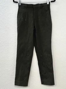 LAUREN Ralph Lauren Boys Youth 14R 27" W Dark Olive Berrol Stretch DRESS PANTS - Picture 1 of 6