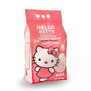 HELLO KITTY BRAND BENTONITE NATURAL / LAVENDER / BABY POWDER CLUMPING CAT LITTER - Picture 1 of 58