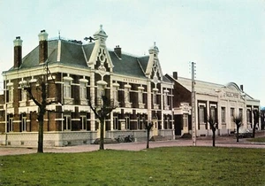Postkarte 10 cm x 15 cm PAS-DE-CALAIS ANGRES Rathaus P.T.T. festsaal ec. - Bild 1 von 1