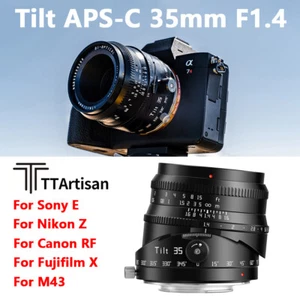 TTArtisan Tilt 35mm F1.4 APS-C Large Aperture Lens for Sony Nikon Canon Fuji M43 - Picture 1 of 19