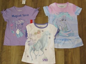 DISNEY FROZEN II 5-piece (Pant, short, 3 tops) Set Little Girls Sz. 4T-6 NWT - Picture 1 of 6