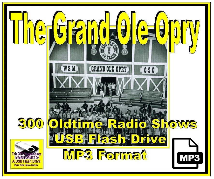 THE GRAND OLE OPRY 300 Classic Oldtime Radio Shows MP3 OTR On USB Flash Drive - Image 1 of 4