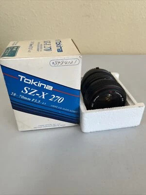 Lente Tokina SZ-X 270 SD 28-70 mm 1:3,5-4,5/52 mm EN PERFECTO ESTADO Foto 1 de 4