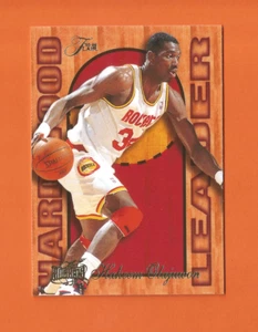 1995-96 Flair Hardwood Leader Hakeem Olajuwon # 10 de 27 Houston Rockets - Imagen 1 de 2