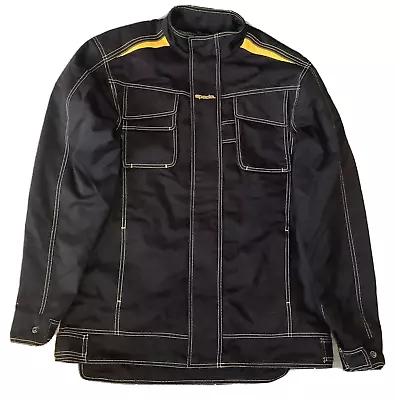Spada Rigger Armoured Motorcycle Jacket MEDIUM Black/Yellow Road Motorbike - Image 1 of 4