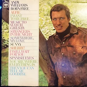Andy Williams Born Free Alfie VG CL 2680 Strangers Spanish Eyes Album PET RESCUE - Picture 1 of 4