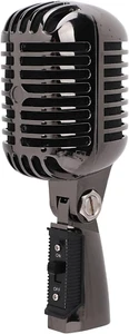 Classic Retro Dynamic Vocal Microphone, Old Vintage Style Cardioid Mic, Adjustab - Picture 1 of 9