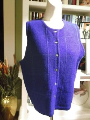 Chaleco Suéter Pierre Cardin Azul Real Lana Talla XL NUEVO CON ETIQUETAS Foto 1 de 4