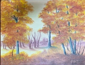 Fall Landscape by Helen Emery - Original Oil Painting - Picture 1 of 3