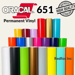 Oracal 651 Permanent Vinyl Decals Lettering Graphics Self-Adhesive 24" x 50 feet - Picture 1 of 39