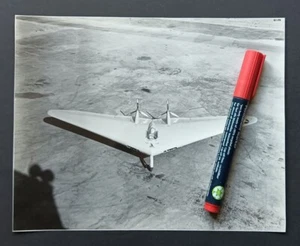 grande foto d'epoca 7,5x9,5 originale 1947 USAF NORTHROP N-1M - Foto 1 di 2