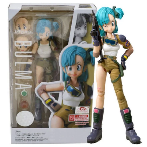 Anime Dragon Ball Z Bulma PVC 13cm Action Figure Collection Model Toy With Box Cover