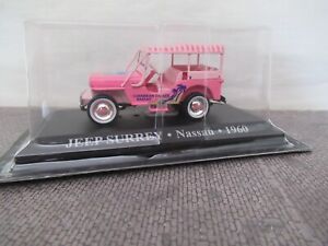MAGAZINE ISSUE TAXIS OF THE WORLD JEEP SURREY - NASSAU 1960 SCALE 1:43
