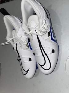 Botines de fútbol Nike Alpha Menace Pro 3 blancos juego real talla 13 TOTALMENTE NUEVOS - Imagen 1 de 7