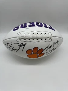 Travis Etienne Jr. autographed Clemson Football - Tiger King all time TD rusher - Picture 1 of 6