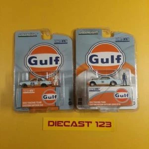 GREENLIGHT GULF RACING TEAM CUSTOM DATSUN 510 & NISSAN SKYLINE 2000 GT-R  - Picture 1 of 8