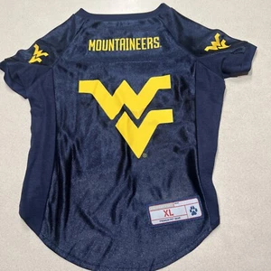 West Virginia Mountaineers Dog Jersey - Picture 1 of 3