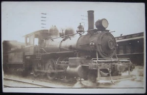 Vermont White River Railroad #7 Locomotive 2-6-0 "Mogul" Bethel VT RPPC Postcard - Picture 1 of 2