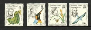 FALKLAND ISLDS DEPENDENCIES 1985-SG134-137 EARLY NATURALISTS SET MNH - Picture 1 of 1