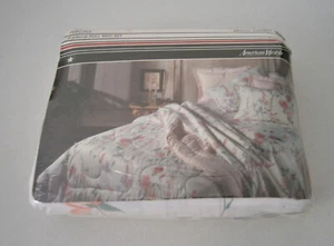 NEW VINTAGE PIERRE CARDIN BURLINGTON PERCALE FLORAL ROSES 4pc FULL BED SET - Picture 1 of 3