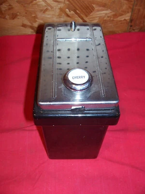 Vintage Hall Cherry Soda Fountain Topping Container Porcelain Ceramic Canister - Image 1 of 4