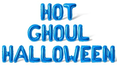 LO ÚLTIMO GHOUL HALLOWEEN Letra Globo Banner - Halloween Fiesta Suministro Decoraciones Foto 1 de 4