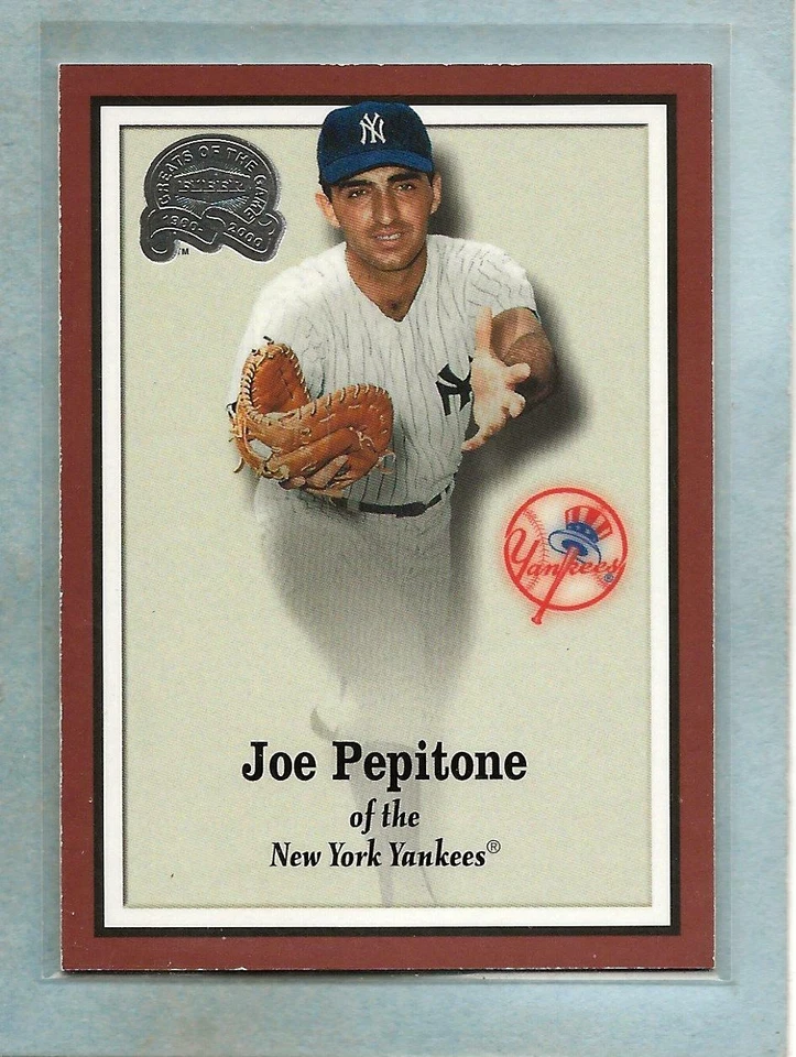 JOE PEPITONE - 2000 Fleer Greats of the Game - #30 - Yankees - $1.00 Shipping - Image 1 of 1