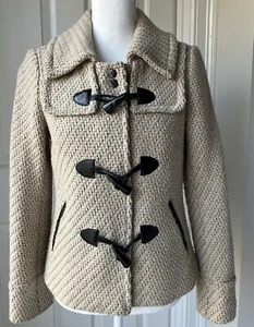 Womens Kenzie Twill Weave Fabric Short Jacket Dramatic Classic Blazer Size S - Picture 1 of 21