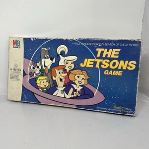 1985 Milton Bradley The Jetsons A Race Through Space Board Game w/Box INCOMPLETE - Picture 1 of 12