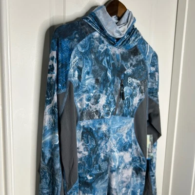 Sudadera con Capucha de Pesca Magallanes Manga Larga UPF Protección Solar Roble Musgo Camuflada Para Hombre Talla S Foto 1 de 4