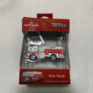 Hallmark  Tonka Fire Truck  Christmas Ornament 2HCM4449  New In Box 2018 Hasbro - Picture 1 of 8