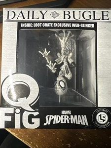 Q-Fig Marvel Spider-Man “Limited Edition “ Loot Crate Exclusive Web-Slinger “ - Picture 1 of 6