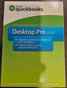 Logiciel de comptabilité d'entreprise Intuit Quickbooks Desktop Pro 2019 NEUF SCELLÉ - Photo 1/2