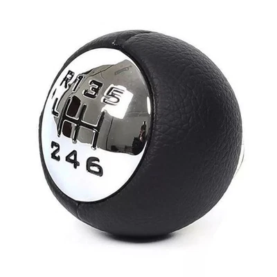6-Speed Shift Knob ABS Shift Knob Modern Style Precise Shifting Sleek Design - Image 1 of 4
