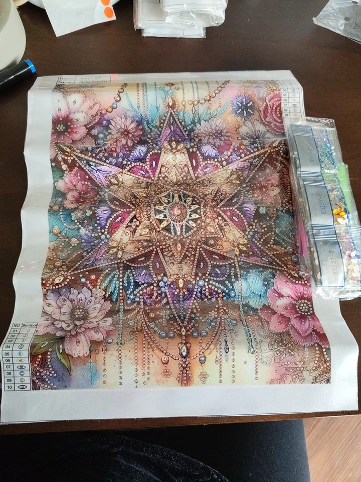 Diamond Painting 5D DIY PARTIAL 30x40cm 🐝 STAR 18 🐝 Free Post - Imagem 1 de 1